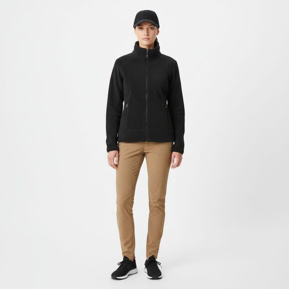 The North Face Black Fuzzy Cozy Zip Up Long Sleeve Jacket L - Picture 7 of 7